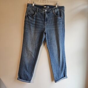 Old Navy Power Slim Straight High Rise Jeans
